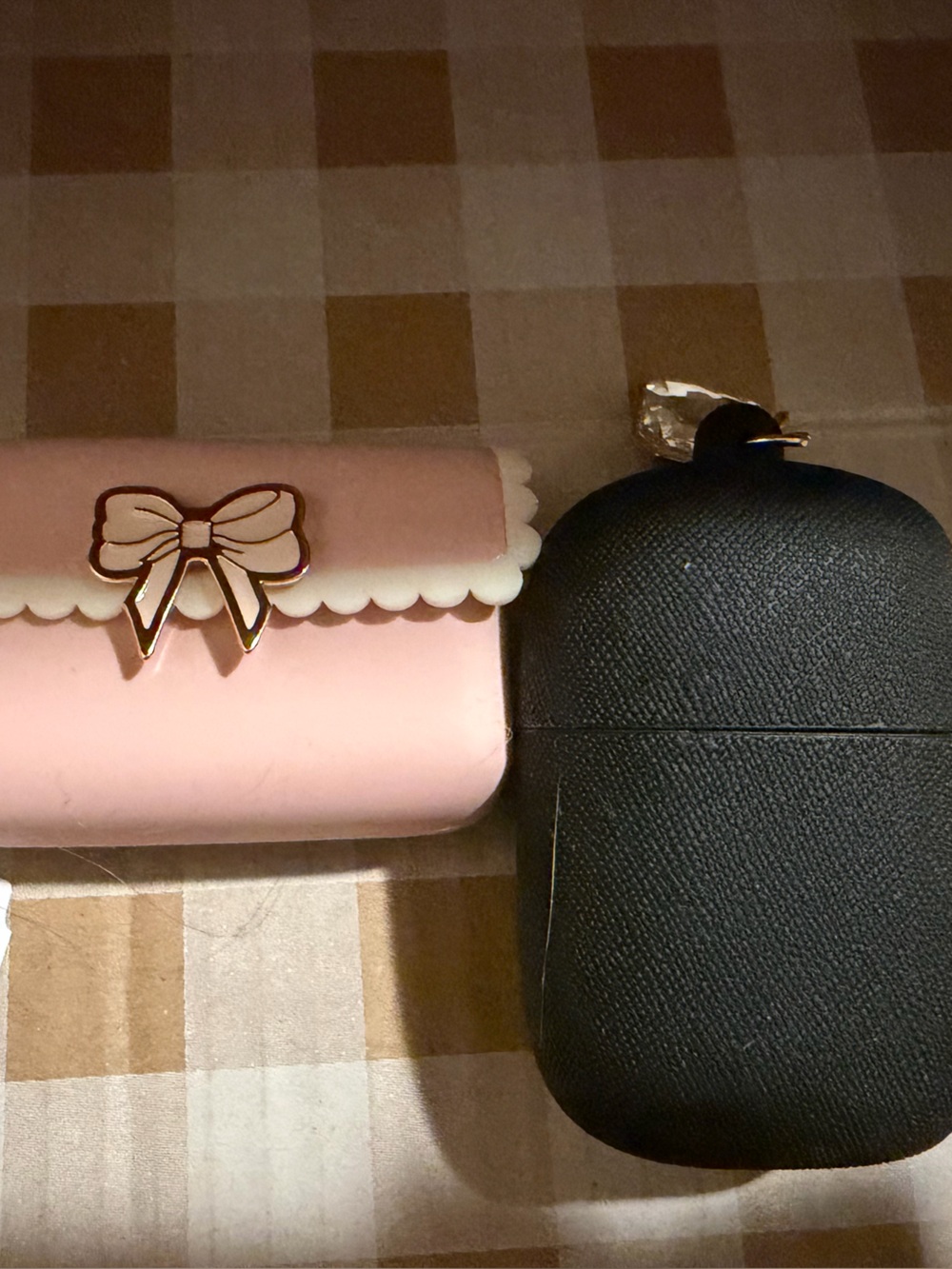 Bath & Body Works Pocketbac Holders - Pink Bow tie & Black with Jewel Charm
